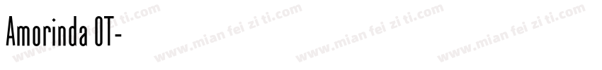 Amorinda OT字体转换